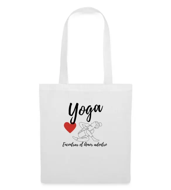 Bolsa de tela unisex de 10L.- «Yoga Encontrar»