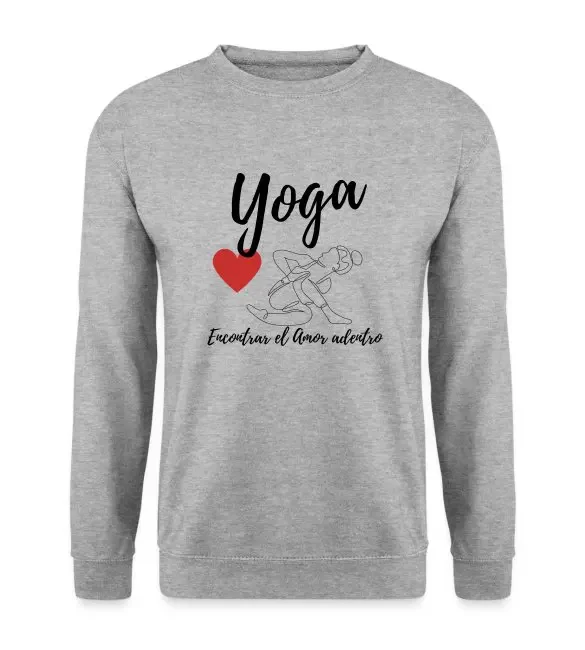 Sudadera clásica unisex – «Yoga Encontrar»