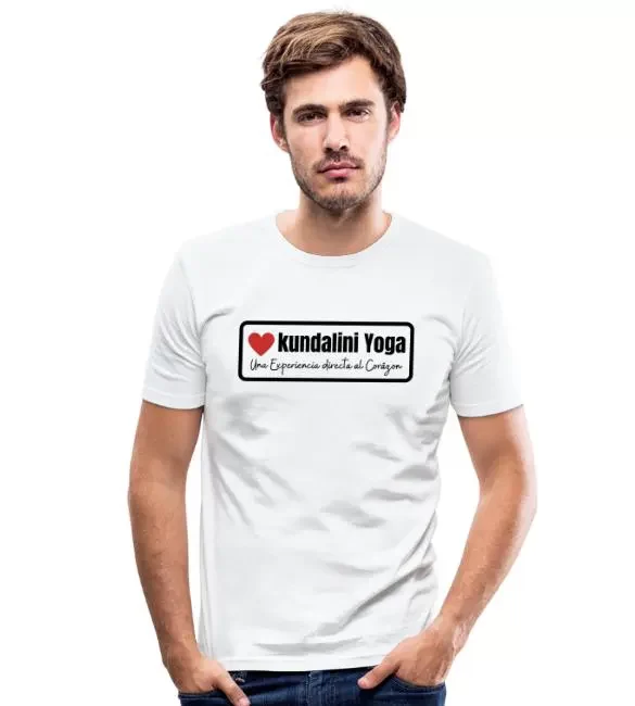Camiseta ajustada hombre – «Kundalini Yoga»