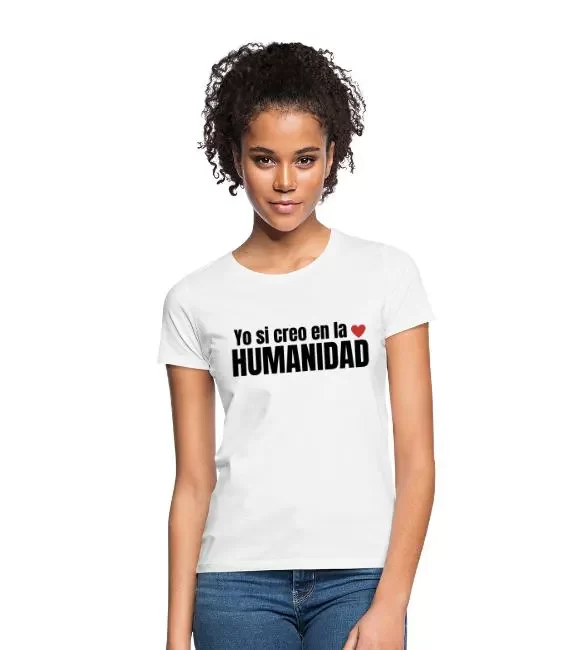 Camiseta ajustada mujer – «Yo si creo»