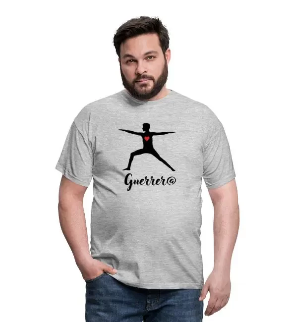 Camiseta básica hombre – «Guerrer@»