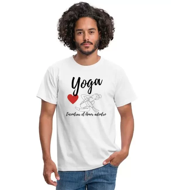 Camiseta básica hombre – «Yoga Encontrar»