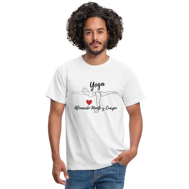 title-camiseta básica hombre-yoga-alineando-mente-y-cuerpo-Roberto Jimenez Navas-title