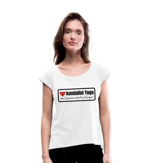 title-camiseta con manga enrrollada mujer-Kundalini yoga-Roberto Jimenez Navas-title