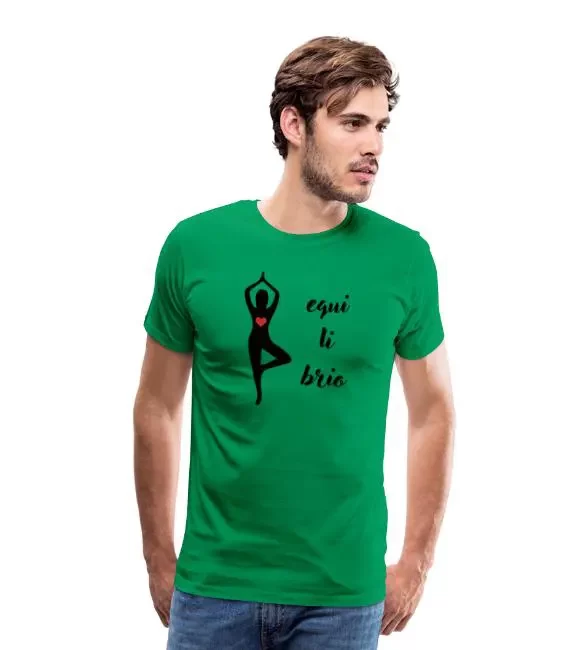 Camiseta premium hombre – «Equilibrio»