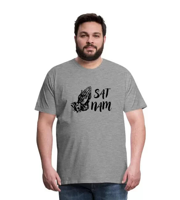 Camiseta premium hombre – «Sat Nam»