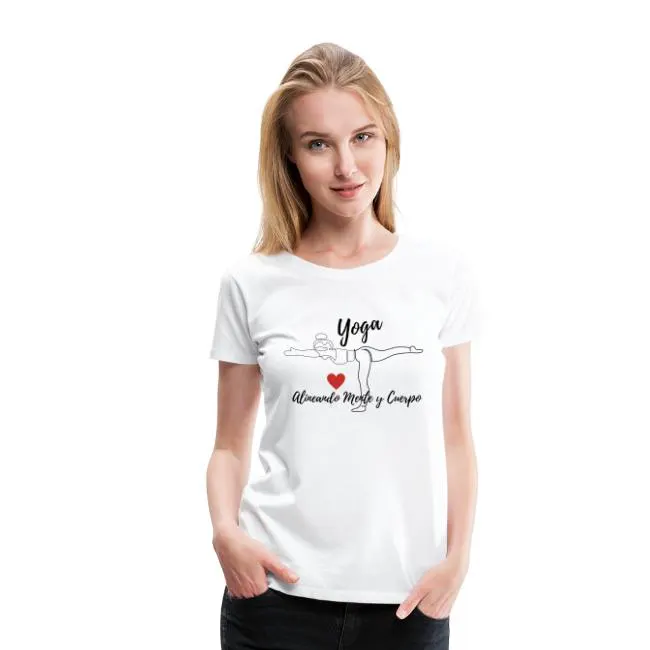 title-camiseta premium mujer-productos-yoga-alineando-mente-y-cuerpo-Roberto Jimenez Navas-title