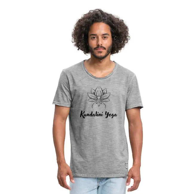 title-camiseta vintage hombre-Loto Kundalini yoga-Roberto Jimenez Navas-title