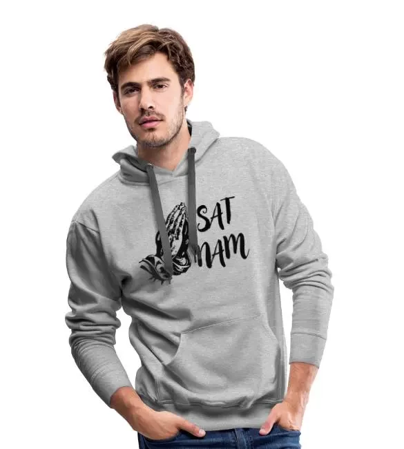Sudadera capucha hombre – «Sat Nam»
