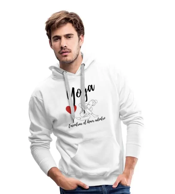 Sudadera capucha hombre – «Yoga Encontrar»